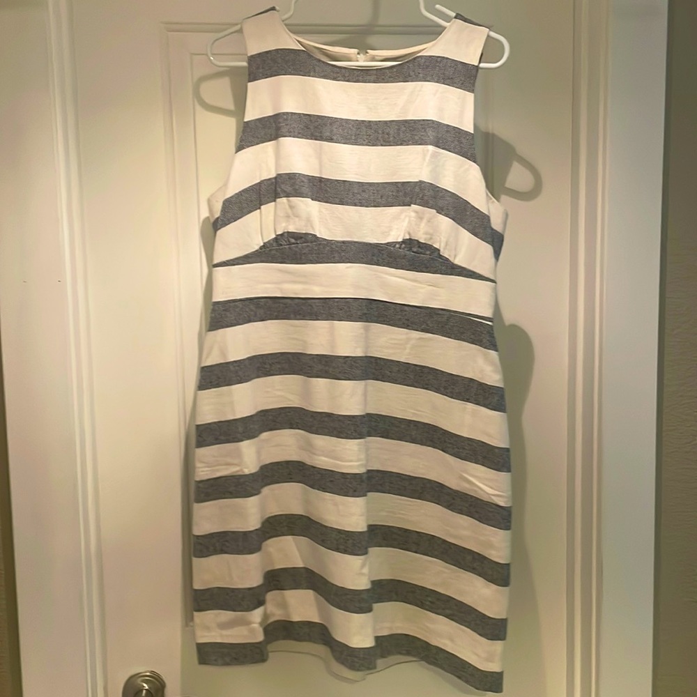 J. Crew striped summer dress